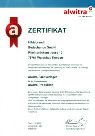 alwitra-Fachverleger Zertifikat